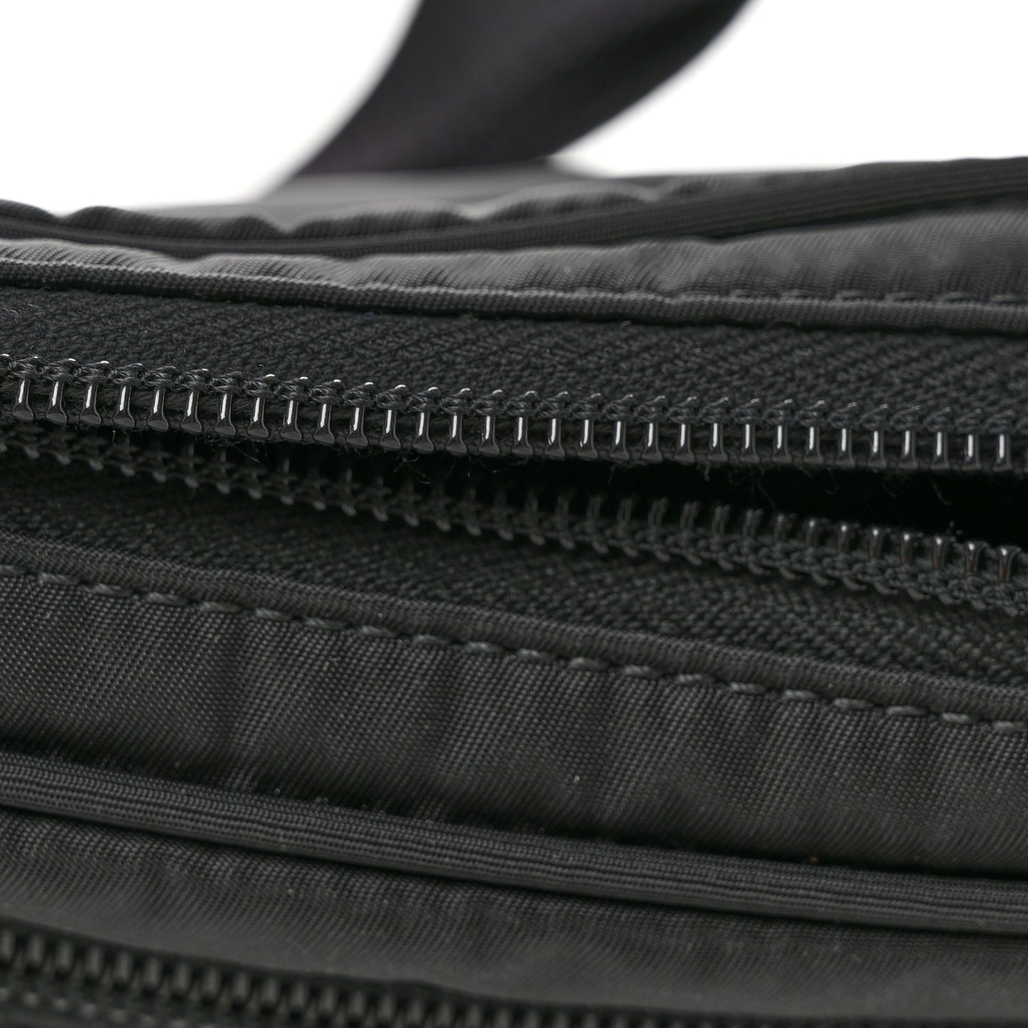 Re-Nylon Saffiano Belt Bag Black