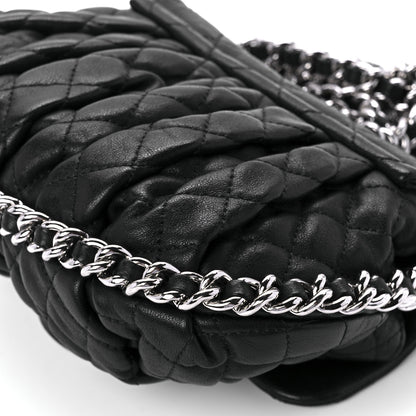 Chanel Washed Lambskin Quilted Mini Chain Around Flap Black 12 of 12