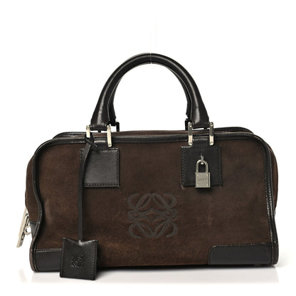 Loewe Suede Calfskin Amazona 28 Dark Chestnut 1 of 12