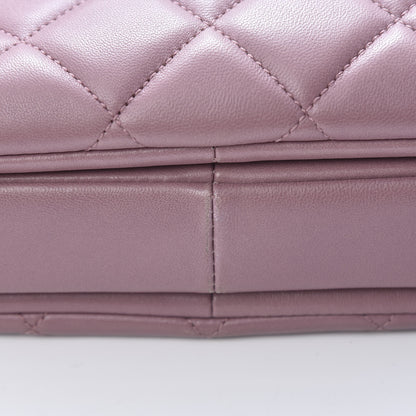 Chanel Lambskin Quilted Small Trendy CC Flap Dual Handle Bag Light Purple 14 of 17