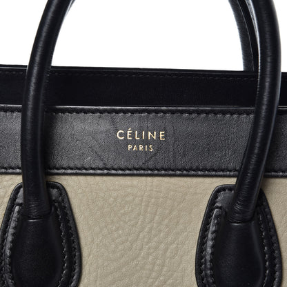 Celine Bullhide Calfskin Nano Tri-Color Luggage Light Taupe 7 of 13