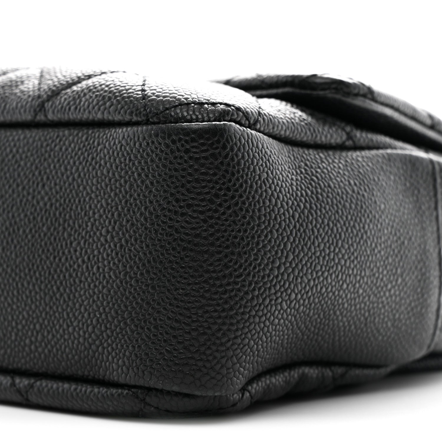 Chanel Caviar Quilted Jumbo Easy Flap Black 10 of 11