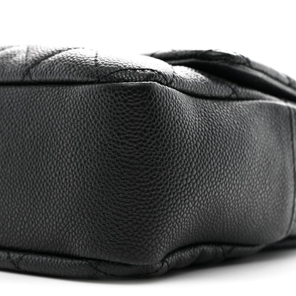 Chanel Caviar Quilted Jumbo Easy Flap Black 10 of 11