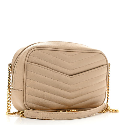 Saint Laurent Grain De Poudre Matelasse Monogram Mini Lou Camera Bag New Powder 3 of 13