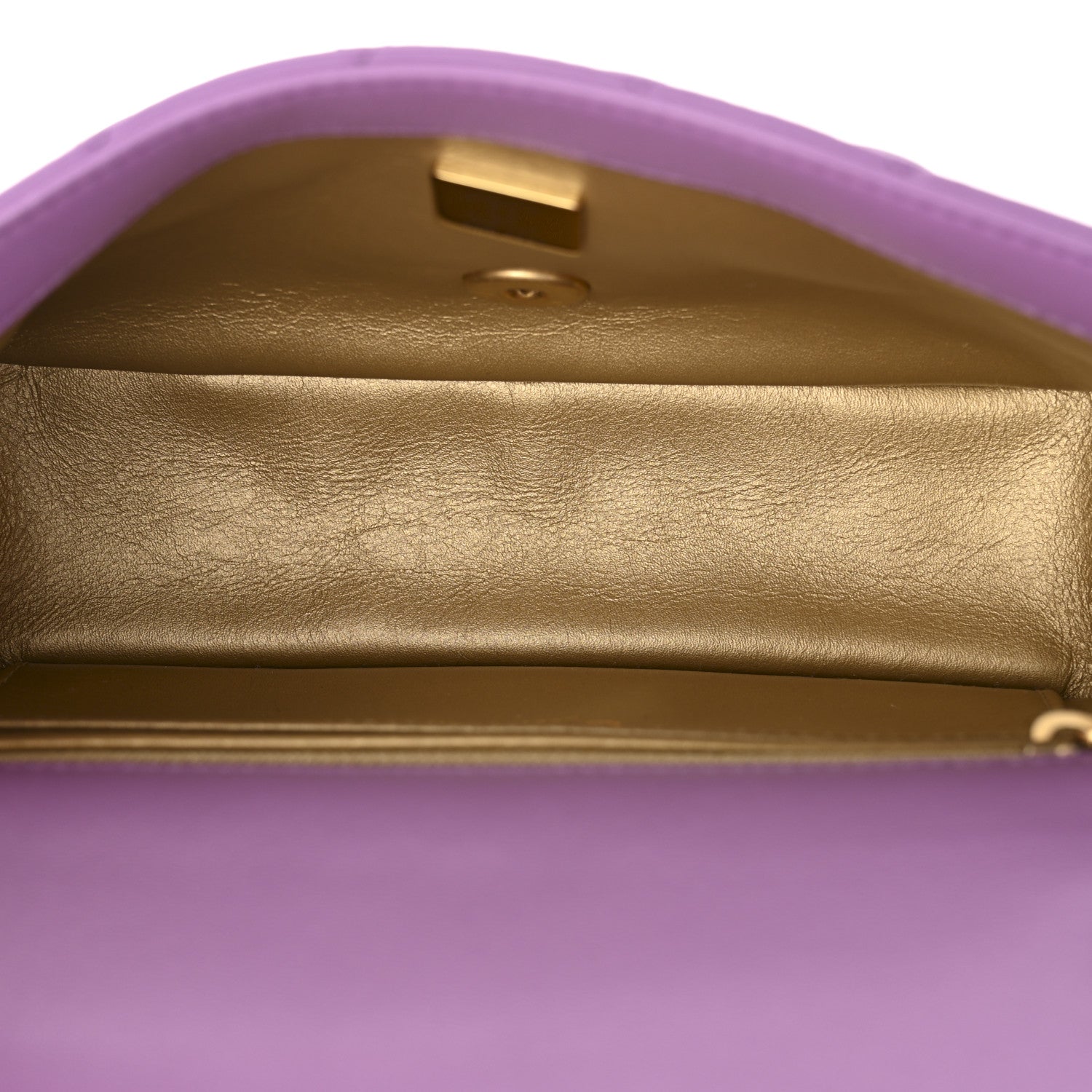 Chanel Lambskin Quilted Mini Rectangular Pearl Crush Flap Purple 5 of 11