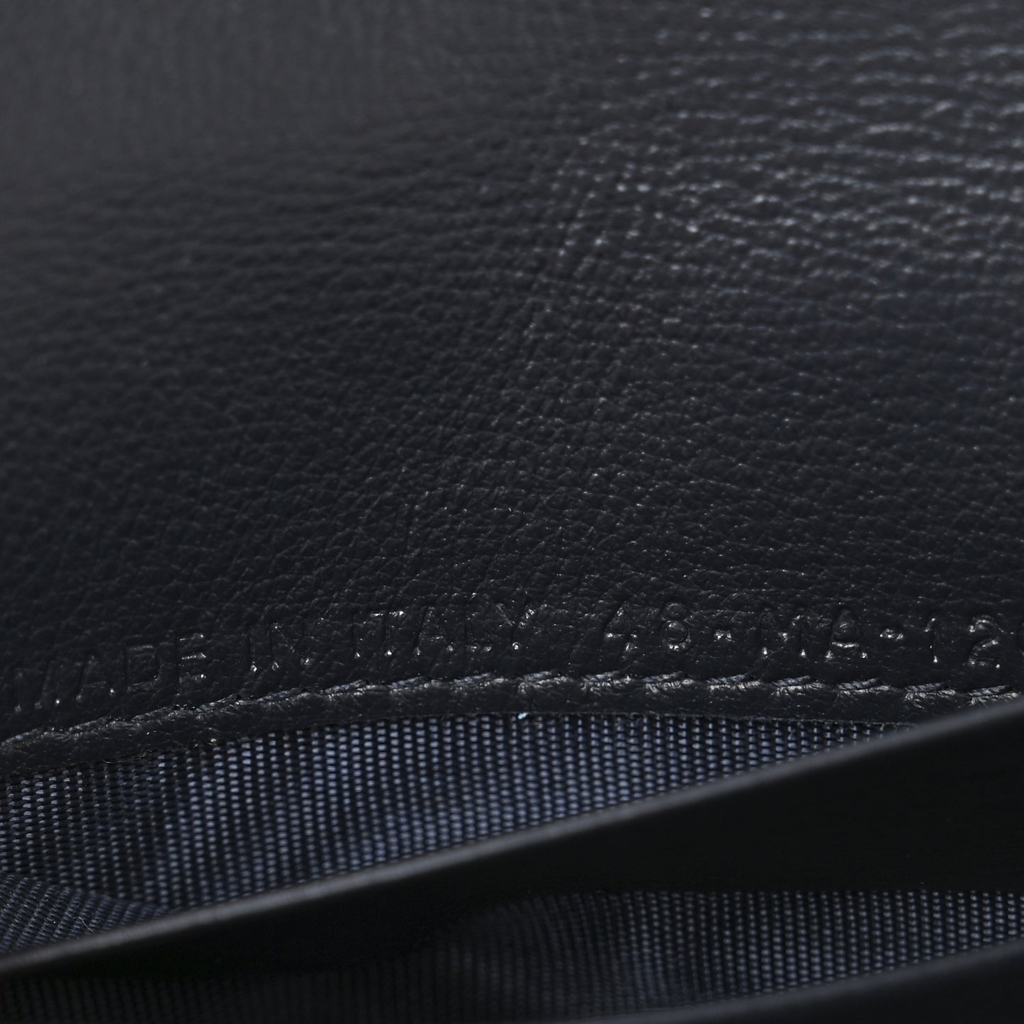 Oblique Saddle Card Holder Blue