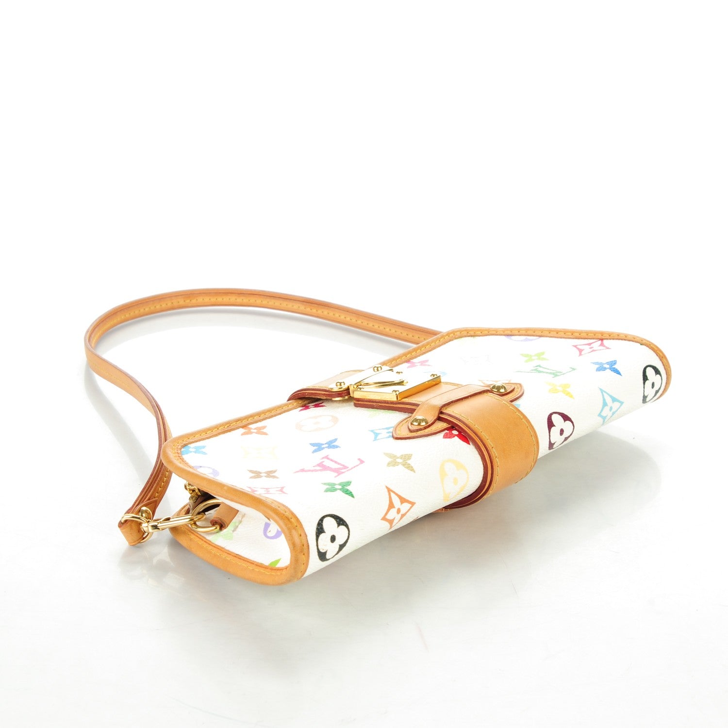 Louis Vuitton Monogram Multicolor Shirley White 4 of 7