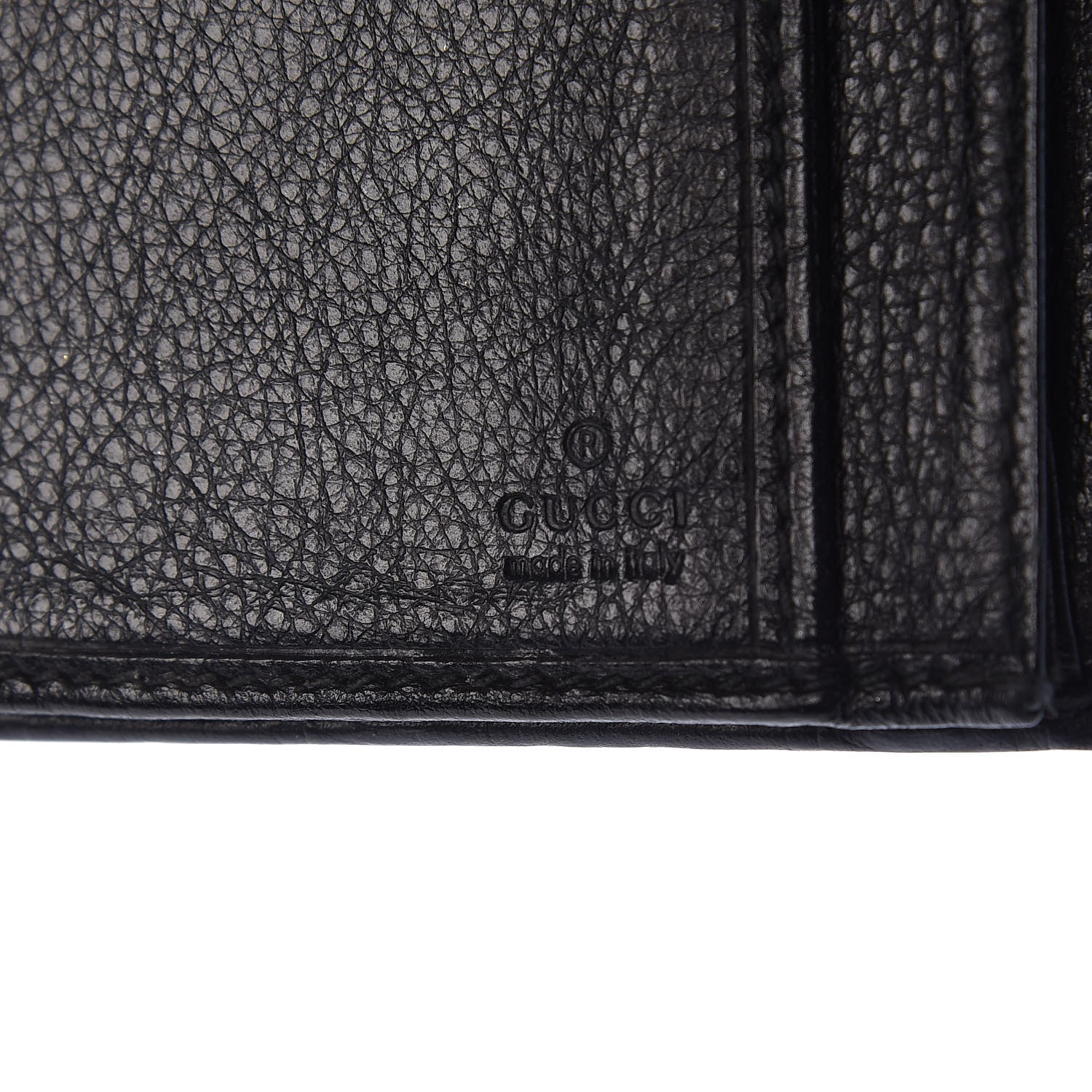 Gucci Guccissima Ladies Web Long Wallet Black 6 of 8