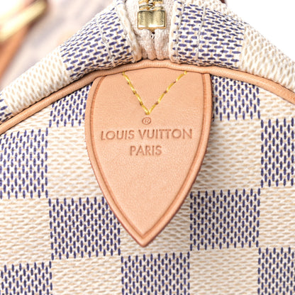 Louis Vuitton Damier Azur Speedy 30 9 of 11