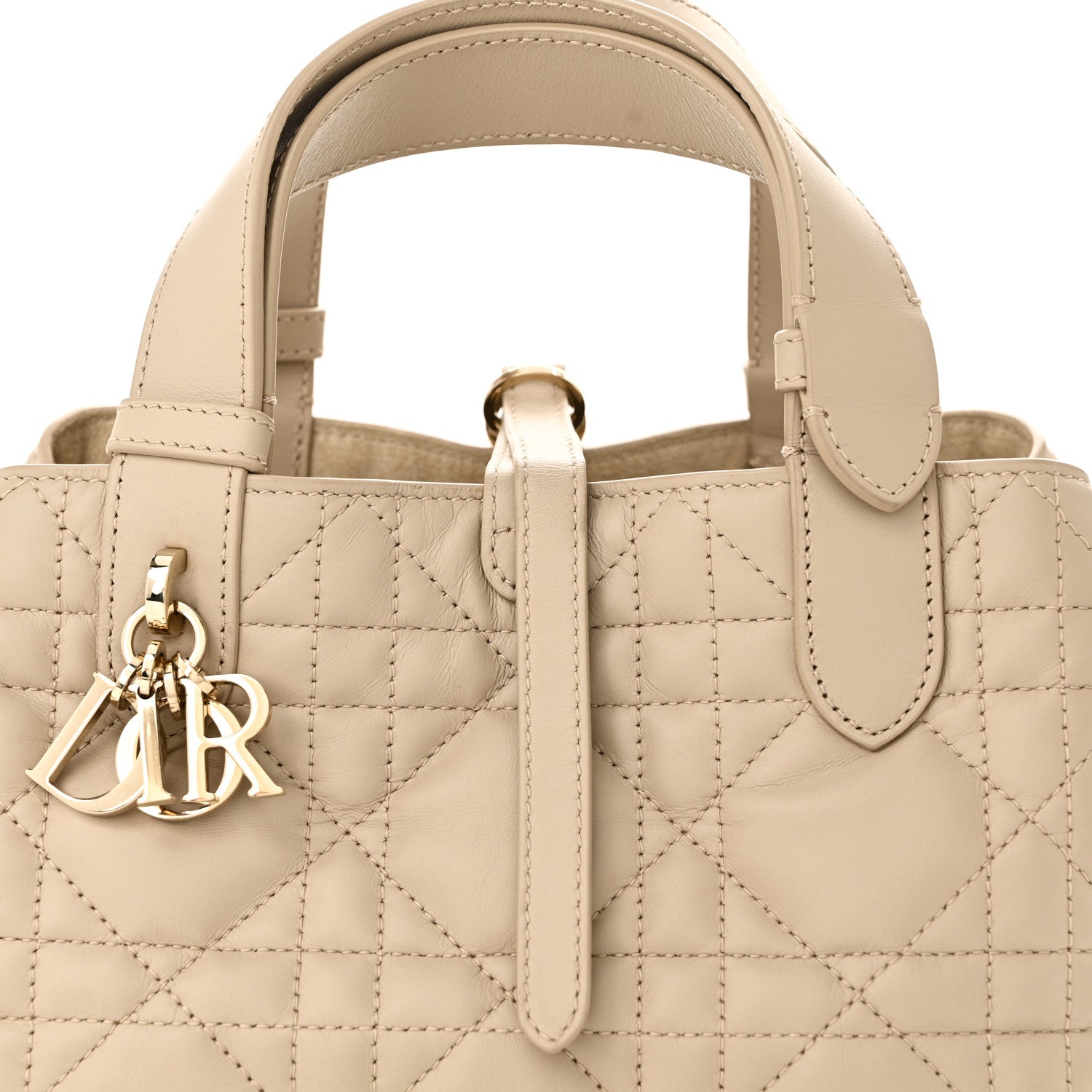 Christian Dior Calfskin Macrocannage Small Toujours Tan 8 of 10