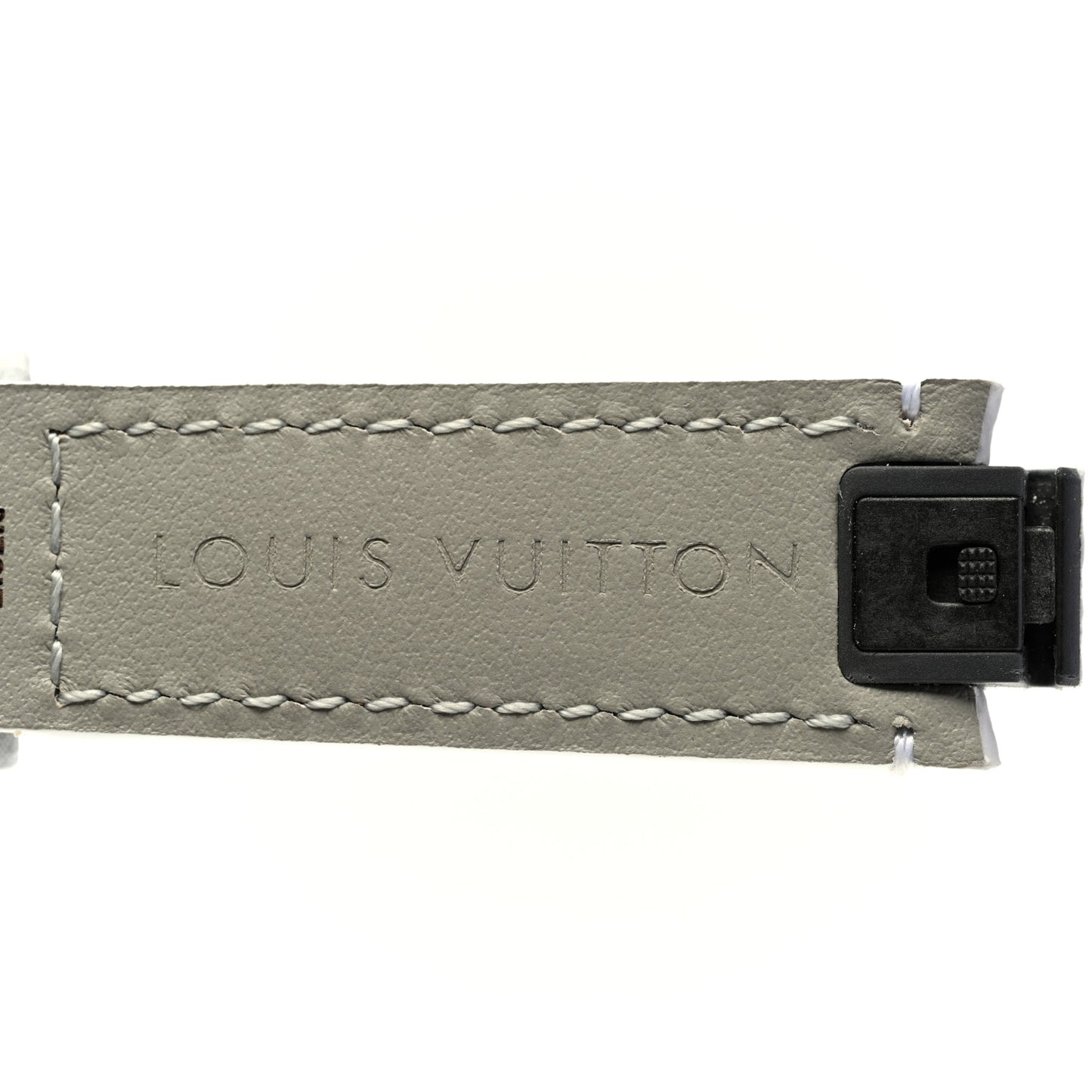Monogram Tambour 10mm Watch Strap White