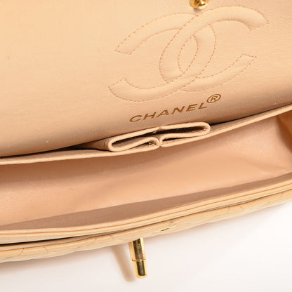 Chanel Lambskin Small Double Flap Beige 5 of 9