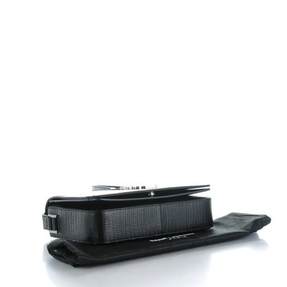 Saint Laurent Lizard Calfskin Embossed Classic Medium Monogram Universite Bag Black 4 of 7