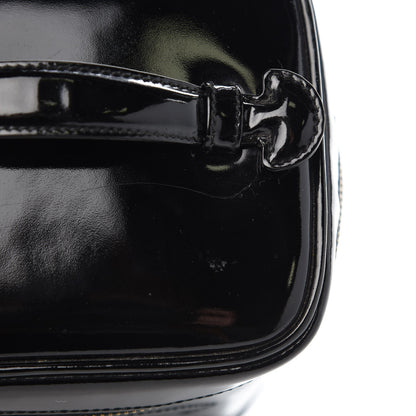 Chanel Patent Vanity Cosmetic Case Black 10 of 11