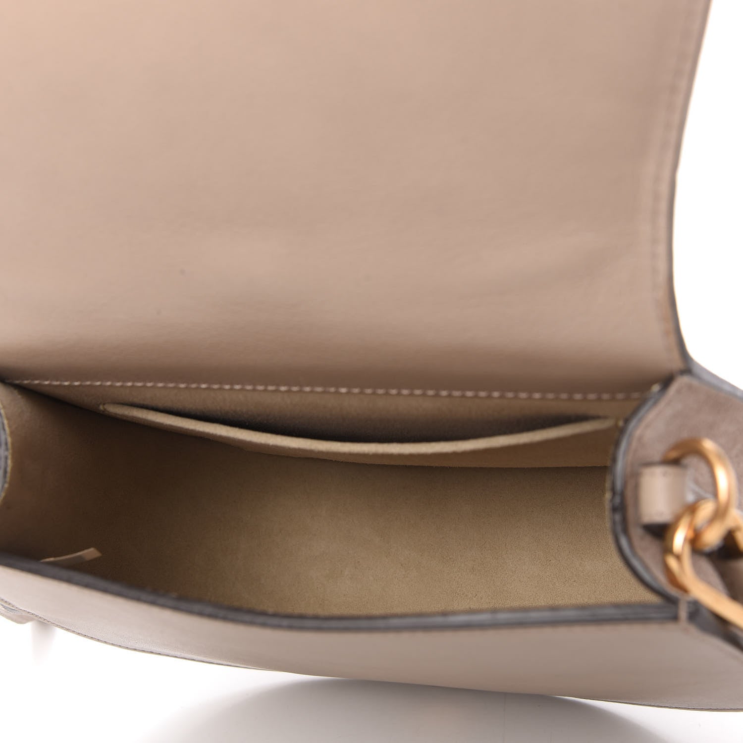 Chloe Calfskin Suede Medium Nile Bracelet Bag Motty Grey 5 of 11