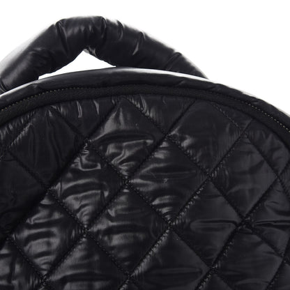 Chanel Nylon Quilted Coco Cocoon Backpack Black 10 of 10