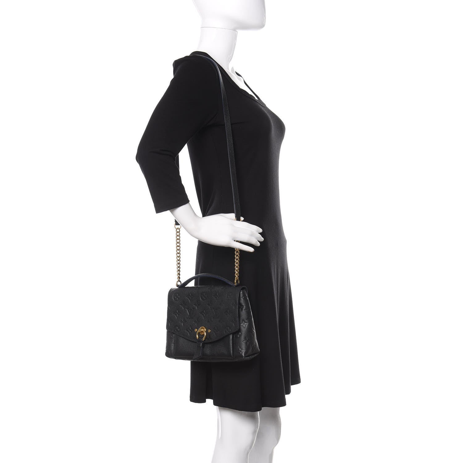 Louis Vuitton Empreinte Blanche BB Black 2 of 12