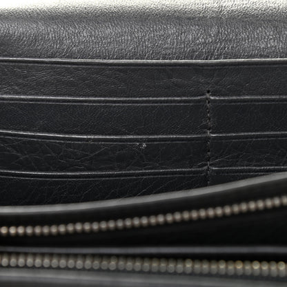 Balenciaga Agneau Giant 12 Silver Hardware Money Wallet Gris Fossile 8 of 11