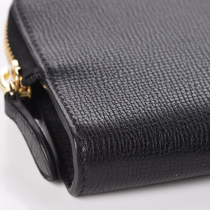 Burberry Grain Calfskin Small Crossbody Bag Black 8 of 9