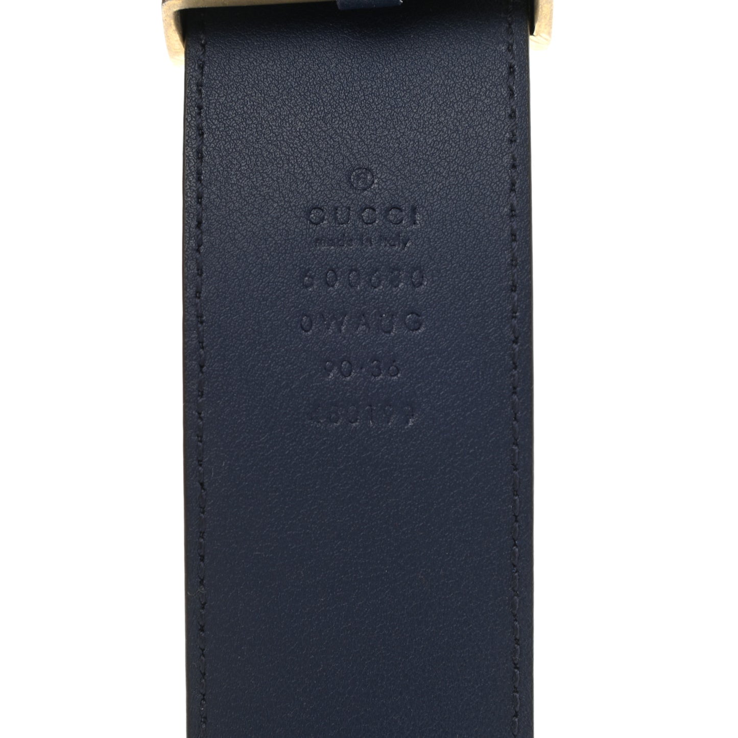 Calfskin Ceramic Glass Double G 40mm Belt 90 36 Black Multicolor