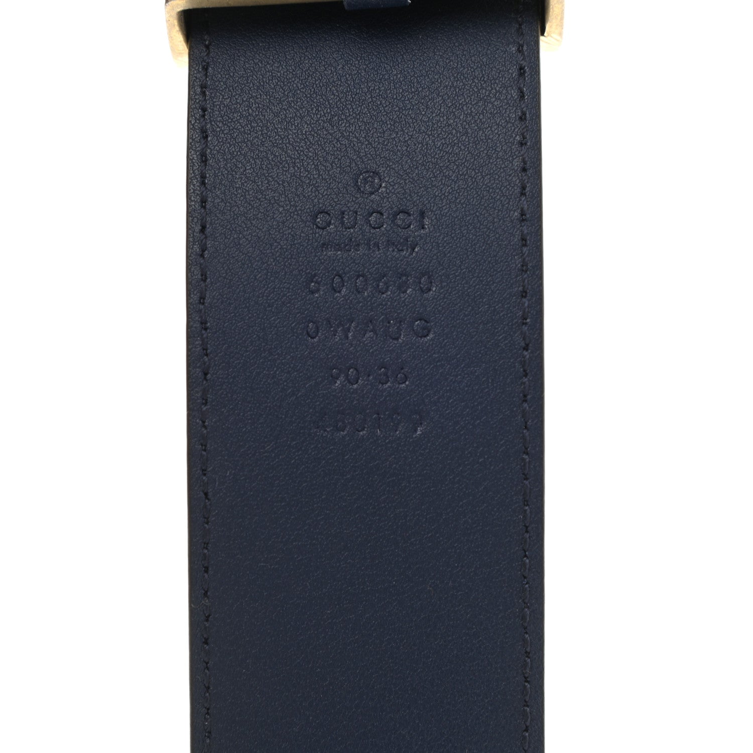 Gucci Calfskin Ceramic Glass Double G 40mm Belt 90 36 Black Multicolor 3 of 7