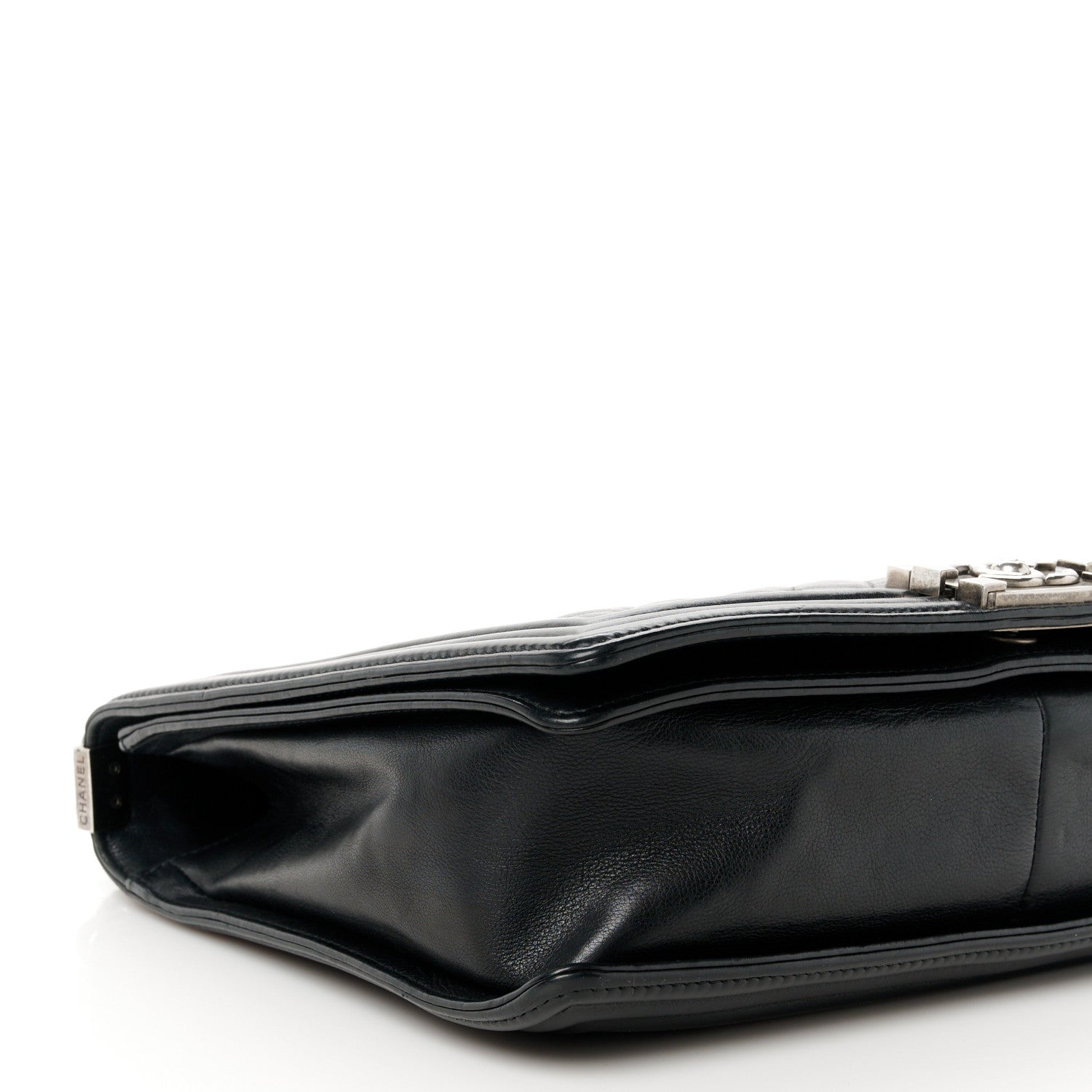 Chanel Calfskin Quilted Large Boy Flap Black 9 of 10