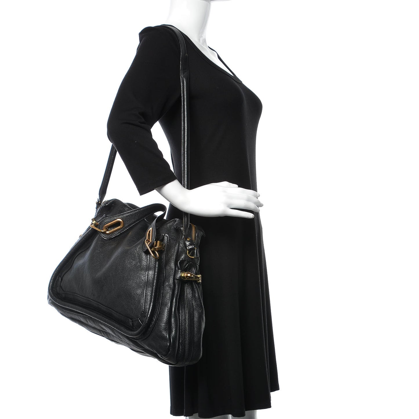 Calfskin Large Paraty Black