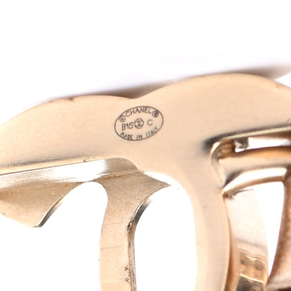 Chanel Metallic Lambskin CC Turnlock Chain Belt Gold 3 of 3