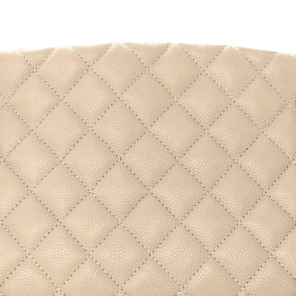 Chanel Caviar Quilted Medium Just Mademoiselle Beige 10 of 16