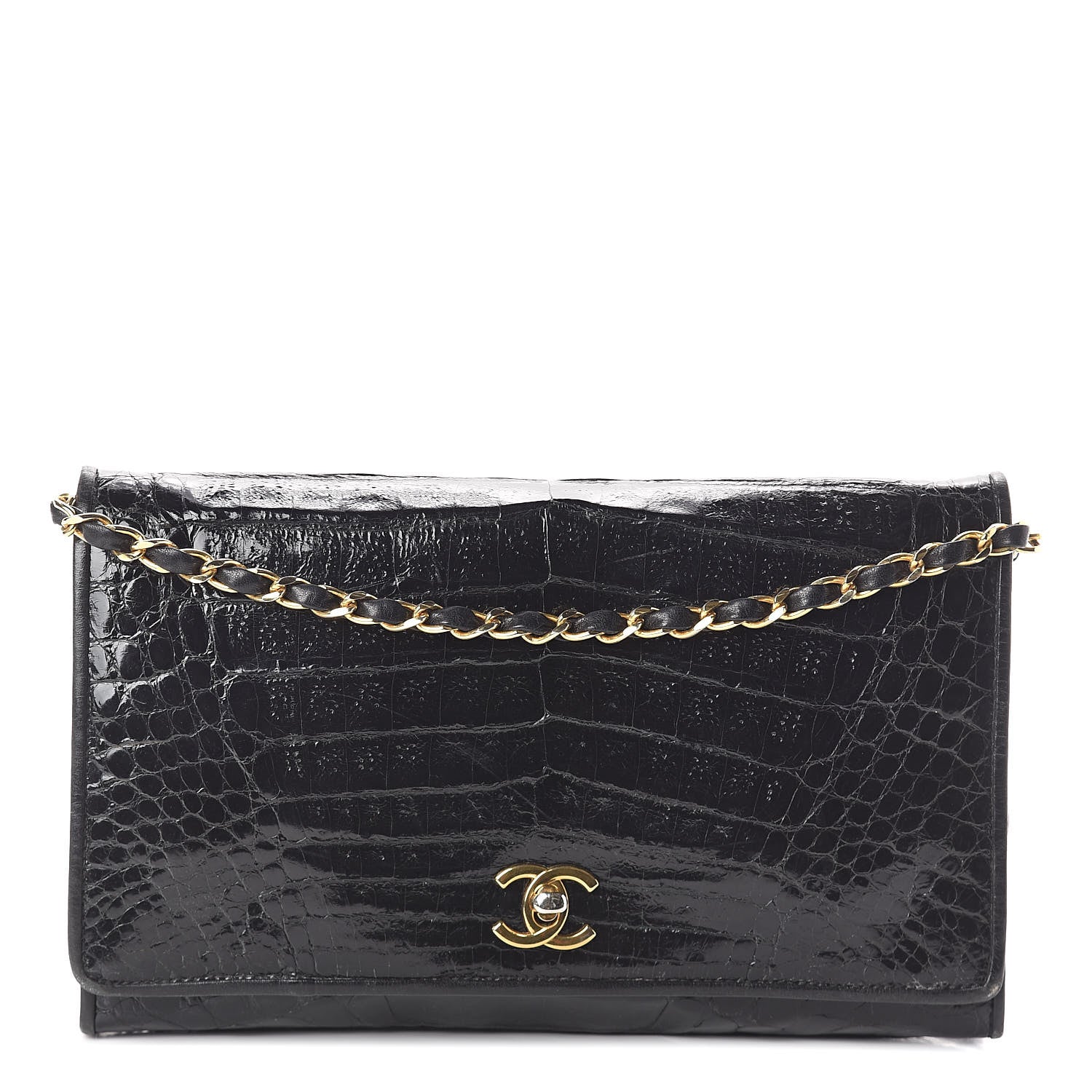 Chanel Alligator Medium Flap Black 1 of 11
