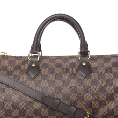 Louis Vuitton Damier Ebene Speedy Bandouliere 35 13 of 14