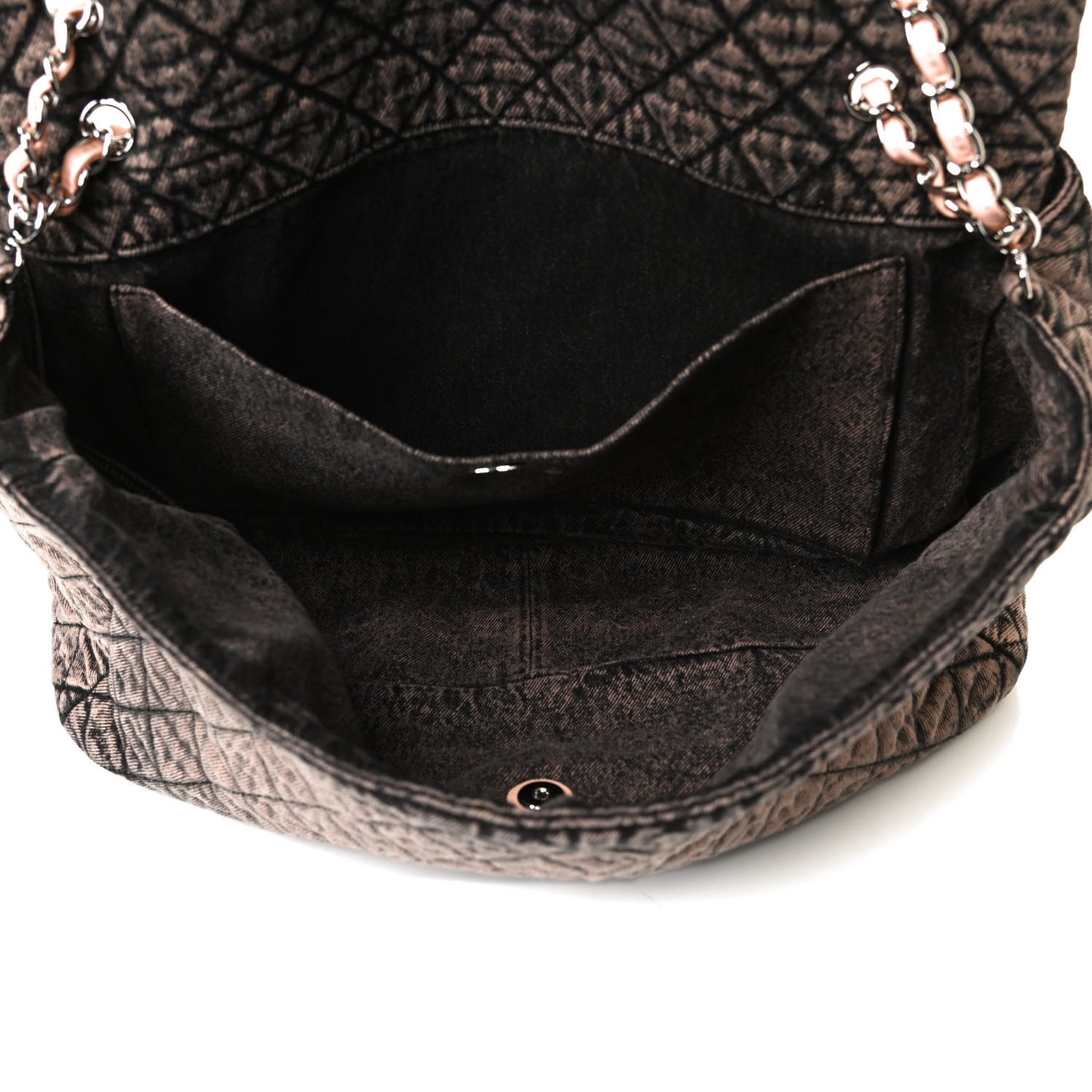 Denim Quilted Denimpression XXL Flap Rose Clair