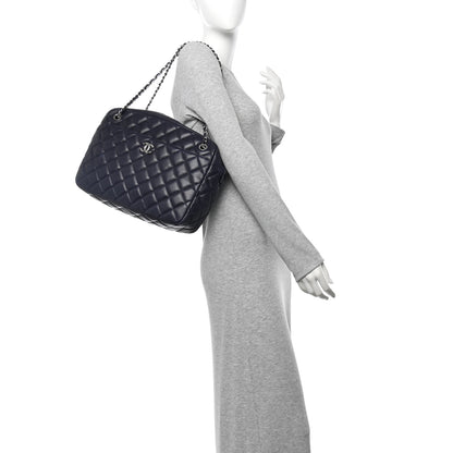 Chanel Lambskin Quilted Large Camera Case Navy Blue Navy Blue 3 of 11
