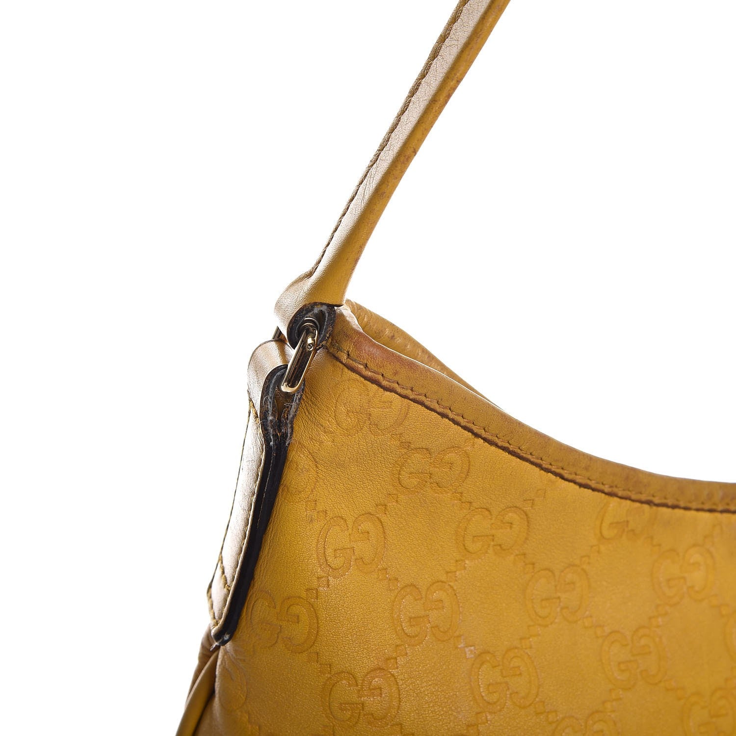 Gucci Guccissima Medium New Britt Hobo Yellow 12 of 26