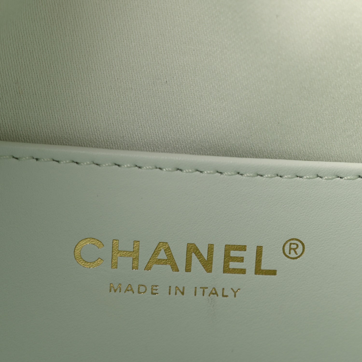 Chanel Caviar Quilted Mini Chanel 25 Handbag Light Green 6 of 10