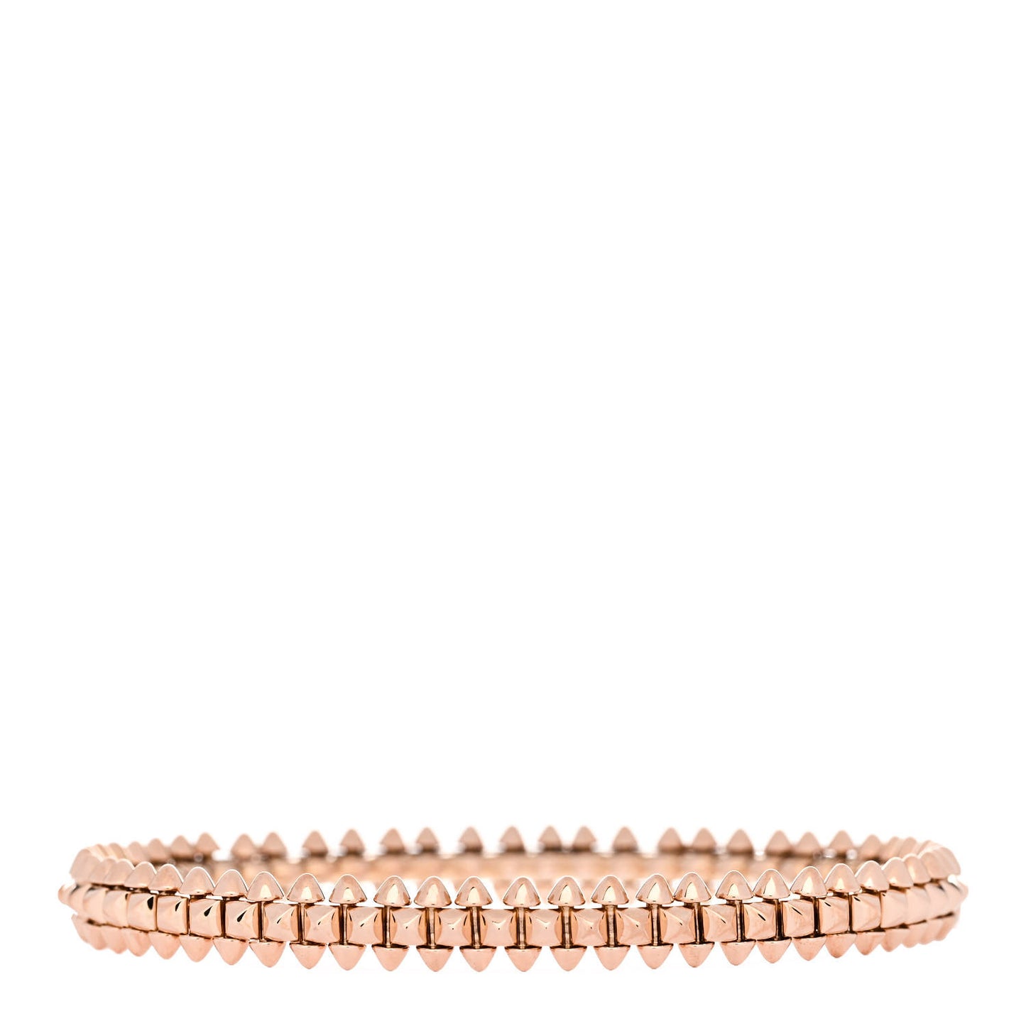 18K Pink Gold Small Clash De Cartier Bracelet 15