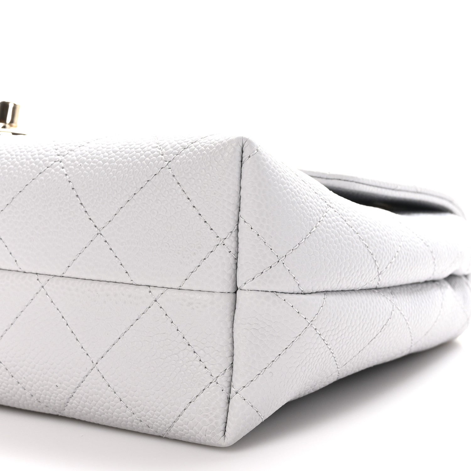 Chanel Caviar Quilted City Walk Flap Light Grey 10 of 10