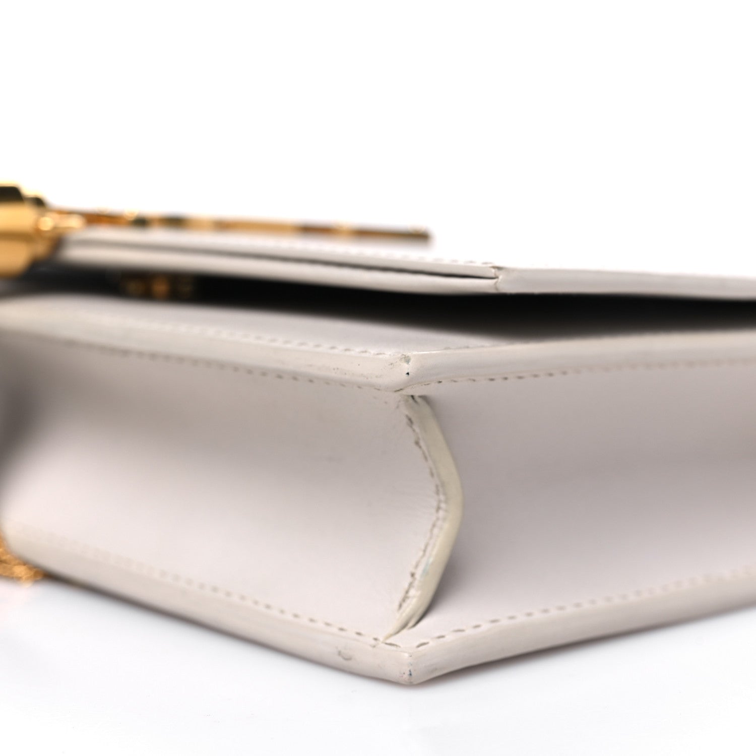 Saint Laurent Smooth Calfskin Classic Monogram Kate Tassel Chain Wallet Porcellana 11 of 14