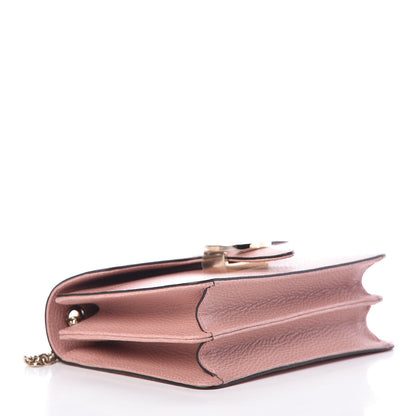 Gucci Dollar Calfskin Small Interlocking G Shoulder Bag Soft Pink 4 of 9