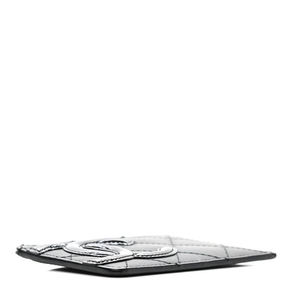 Chanel Calfskin Quilted Cambon Card Holder Black 4 of 9