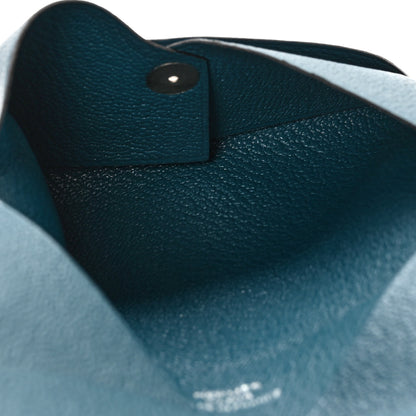 Hermes Chevre Mysore Calvi Card Case Vert Bosphore 6 of 10