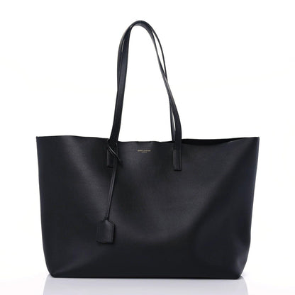 Saint Laurent Calfskin Large Shopping Tote Black 3 of 16