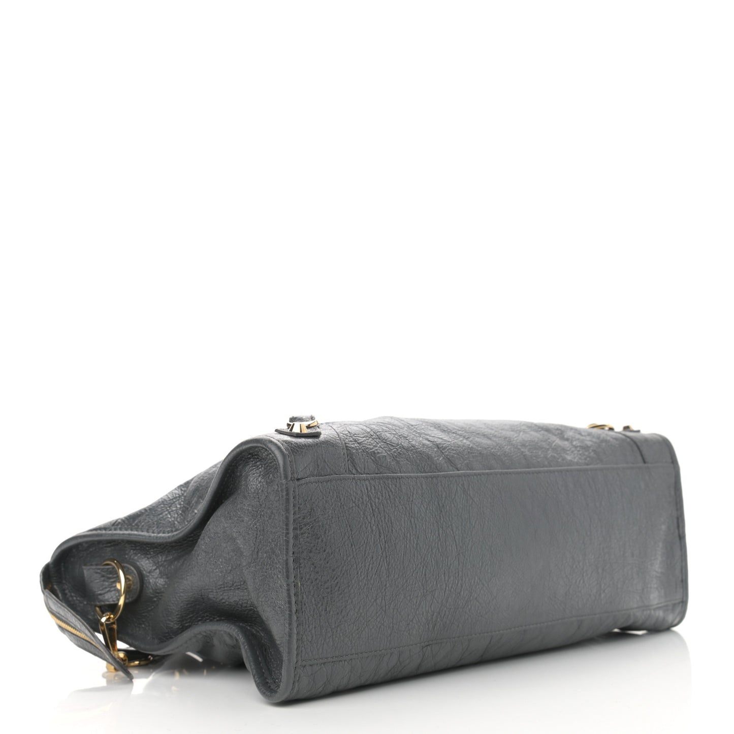 Agneau Classic Gold Hardware City Gris Fossile Anthracite