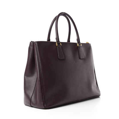Prada Saffiano Large Galleria Double Zip Tote Granato 3 of 11