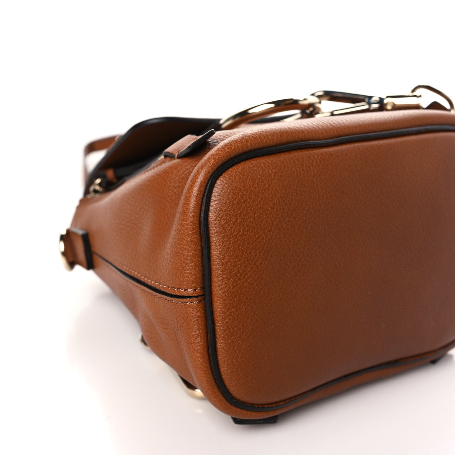 Chloe Suede Calfskin Mini Faye Backpack Tan 8 of 9