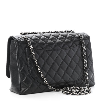 Chanel Caviar Quilted Maxi Single Flap Black 2 of 5