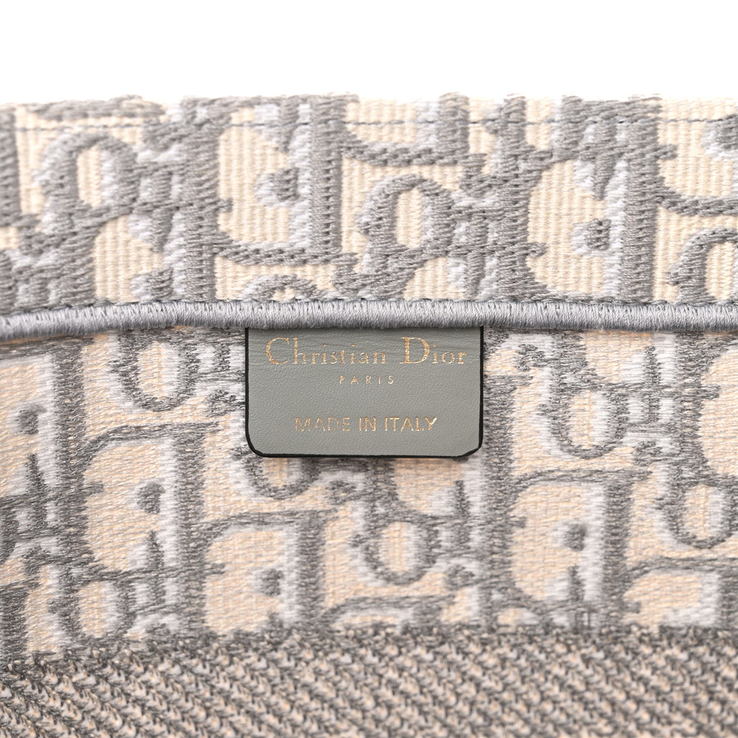 Christian Dior Oblique Medium Book Tote Grey 6 of 14