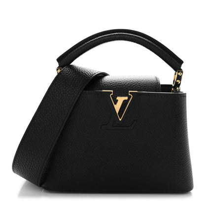 Louis Vuitton Taurillon Mini Capucines Black 1 of 10