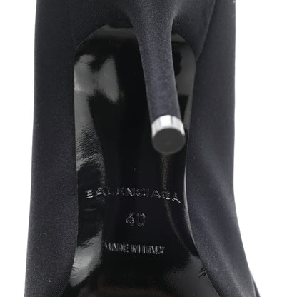 Balenciaga Spandex Pointed Toe Knife Thigh High Boots 40 Black 6 of 6