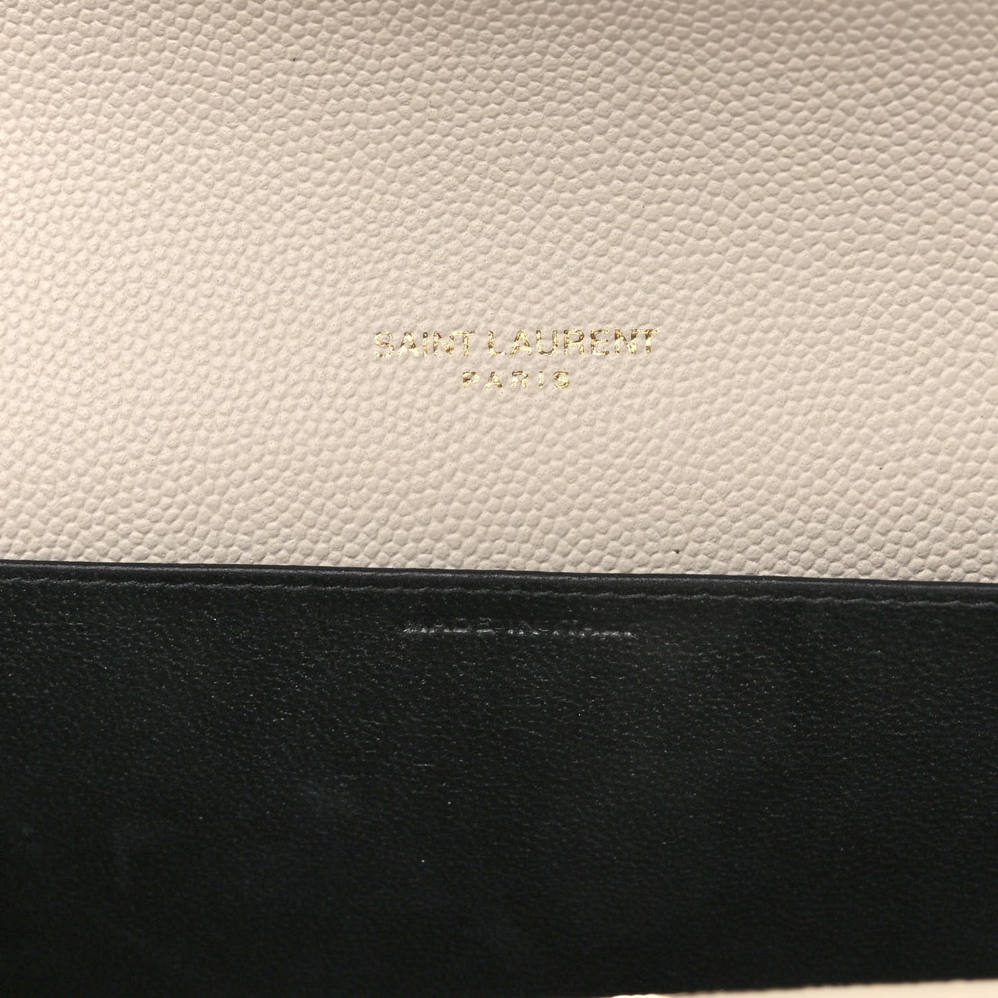 Grain De Poudre Monogram Uptown Chain Wallet Crema Soft